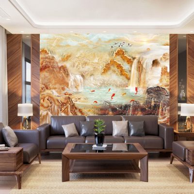 Tranh đá nổi sơn thủy 40275